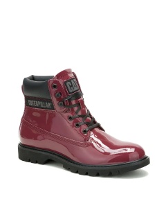 Women's Patent Leather Ankle Boots Colorado Women Burgundy